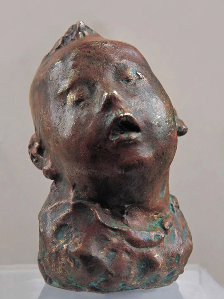 13.《睡童》 7cm×8cm×10cm 青銅 1998年_副本